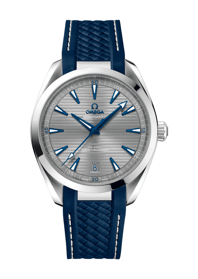 Omega Aqua Terra 150M 41mm Grey on Rubber 220.12.41.21.06.001 watch
