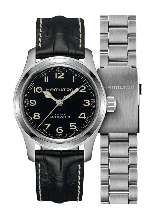 Hamilton Khaki Field Murph Auto 42mm Bracelet Bundle H70605732 watch