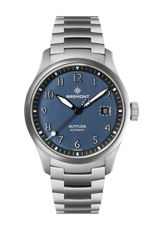 Bremont Altitude 39mm Blue Dial on Bracelet ALT39-DT-SS-BL-B watch