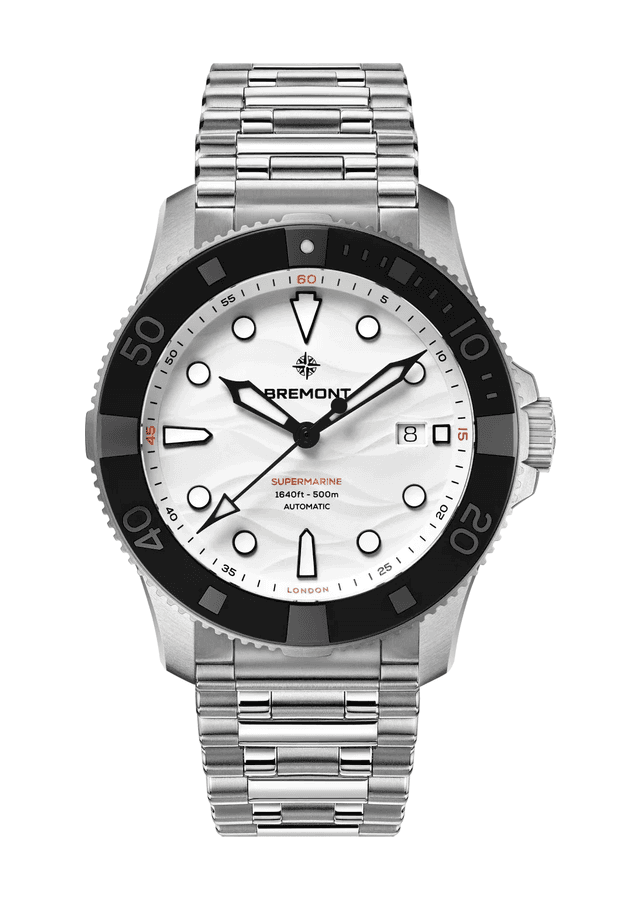 Bremont Supermarine 500M Polar White SM43-DT-SS-WH-B watch